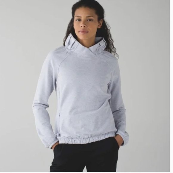 lululemon athletica Tops - Lululemon Heathered Cool Breeze After All Pullover Purple Size 4